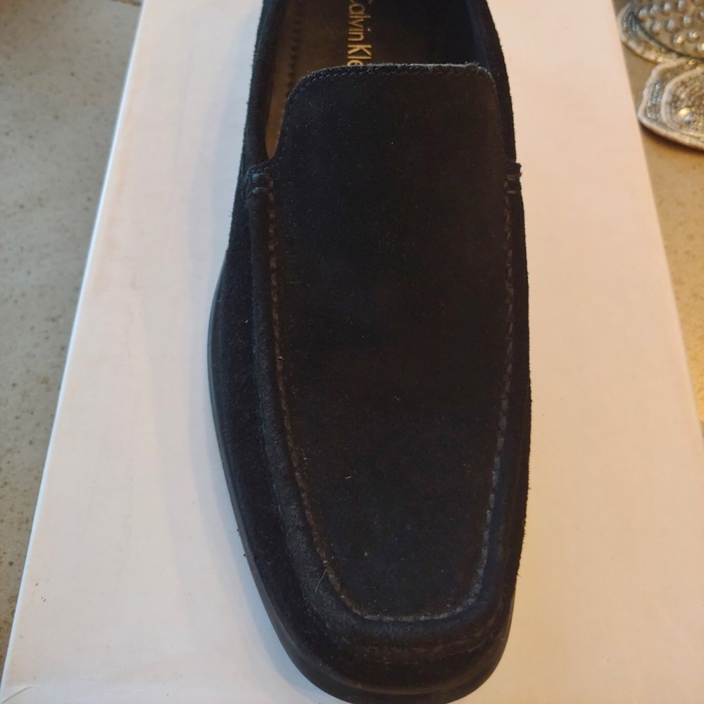 Black suede Calvin Klein’s